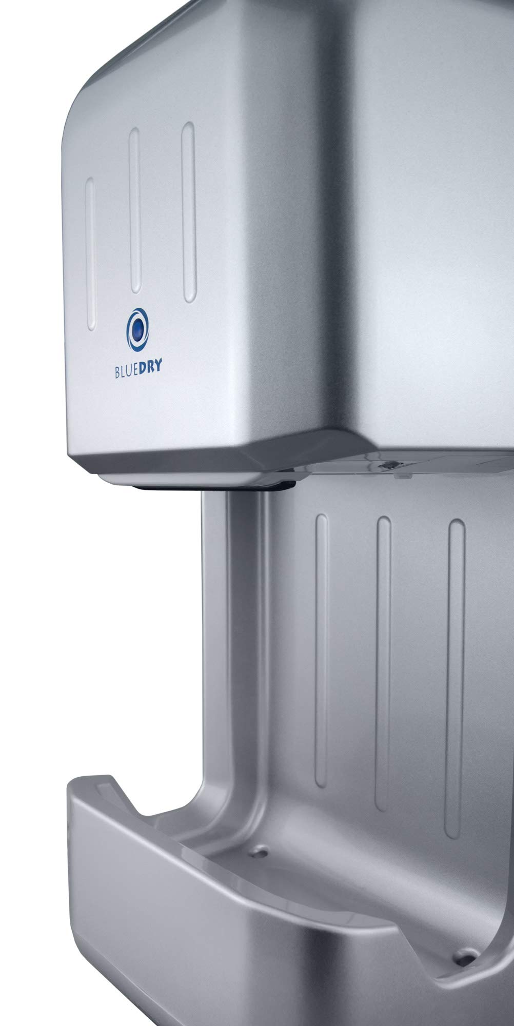 BLUEDRY High-Speed Hand Dryer with Fast Dry Air Blade Technology - Silver | Commercial & Public Restroom Hand Drying Solution for Offices, Hotels, and Airports