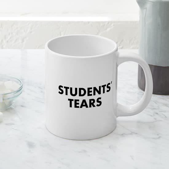 Funny 20oz Ceramic Coffee Mug - Students Tears Design by CafePress | Perfect for Teachers, Graduation Gifts & College Humor