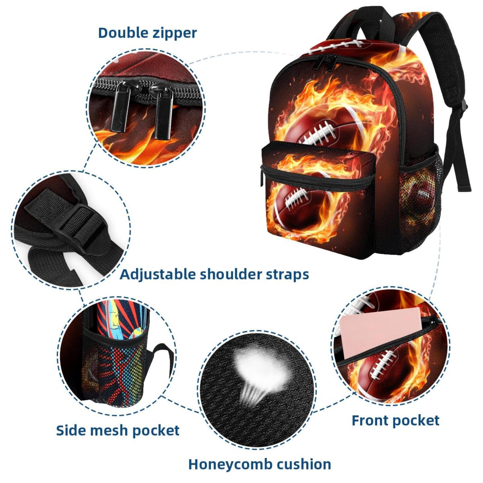 Lightweight Travel Backpack for Women & Men - Durable Waterproof Hiking Backpack with Laptop Compartment | Perfect for Camping, Gym, Work & Airplane Carry-On