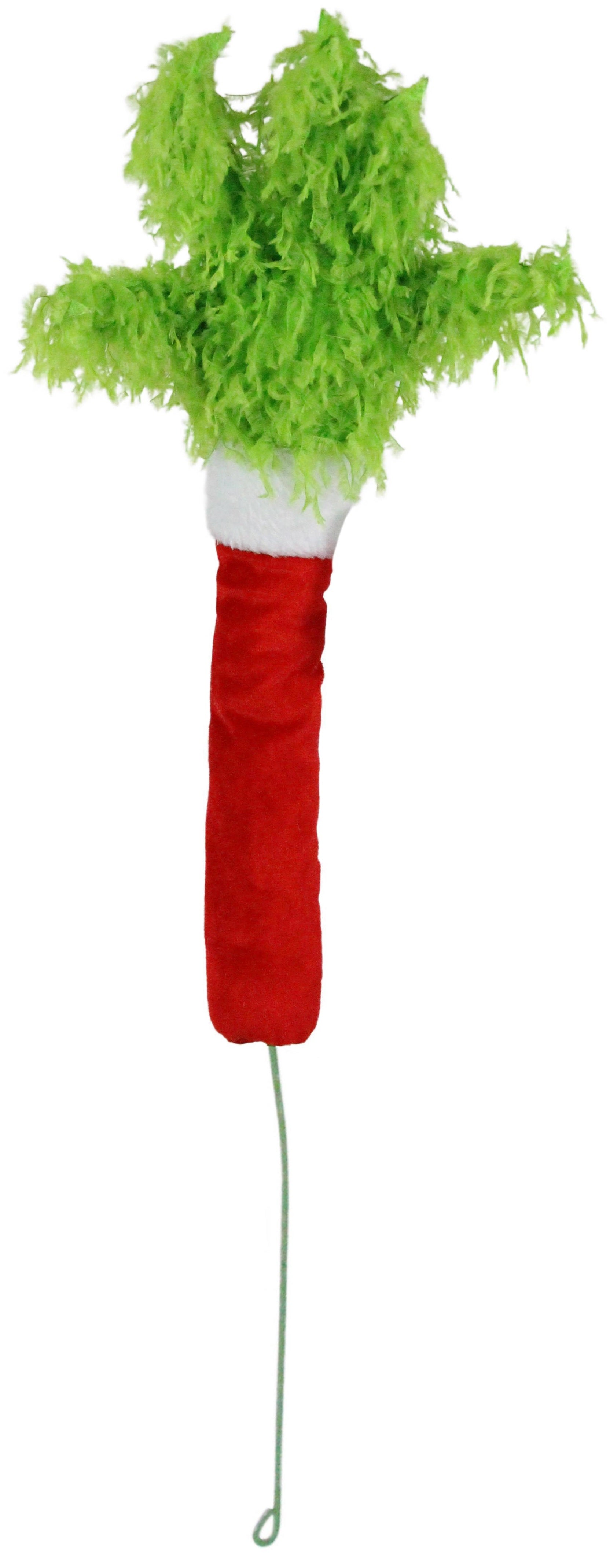 28-Piece Furry Grinch Hand Pick Spray Set - Christmas Party Decorations, Holiday Themed Nail Art Accessories, DIY Craft Supplies for Festive Nail Designs