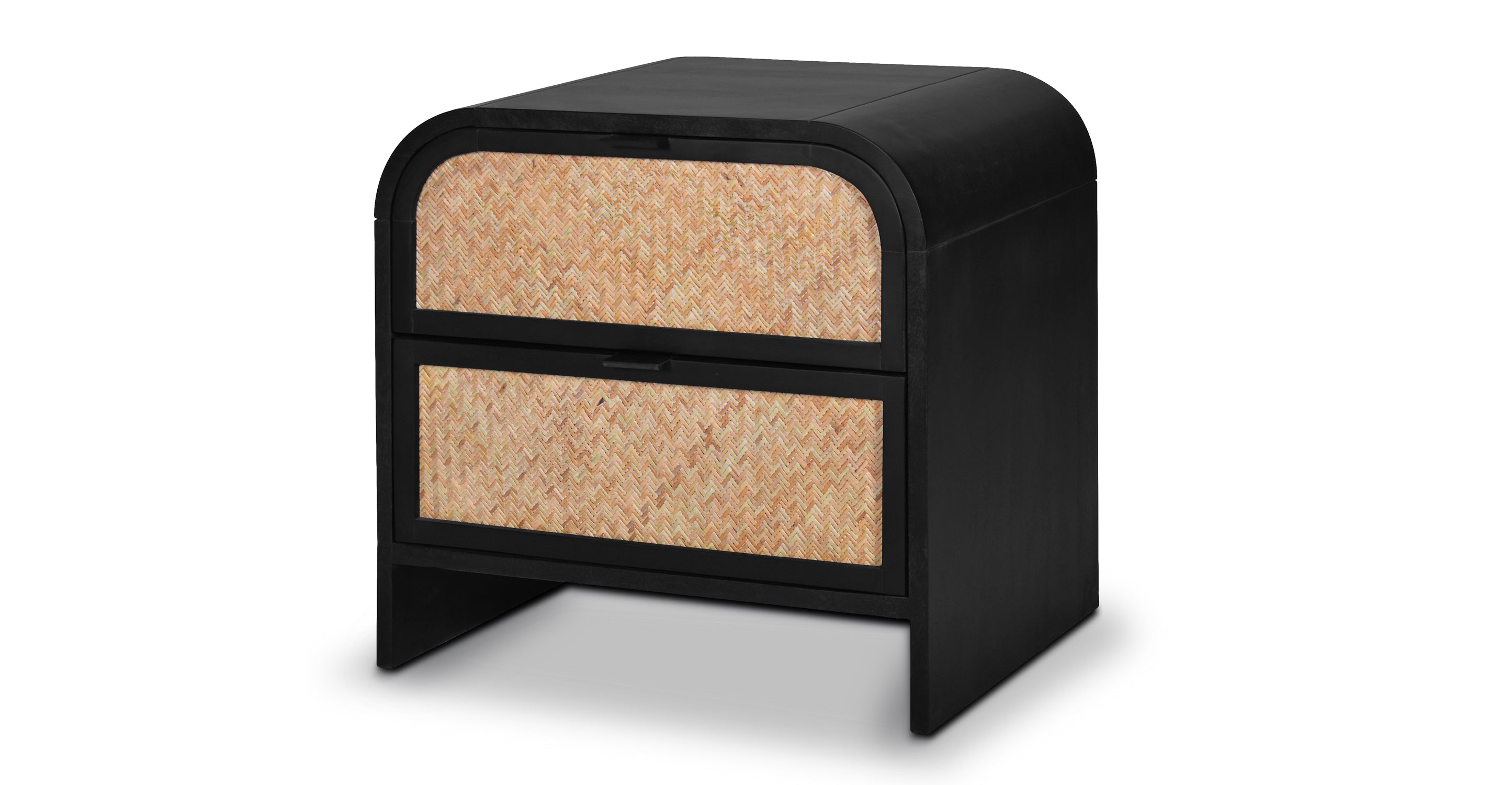 Modern Seville Nightstand with USB Ports - Stylish Bedside Table for Bedroom, Living Room & Guest Room - Compact Storage with Drawer & Shelf - Perfect for Small Spaces & Apartments