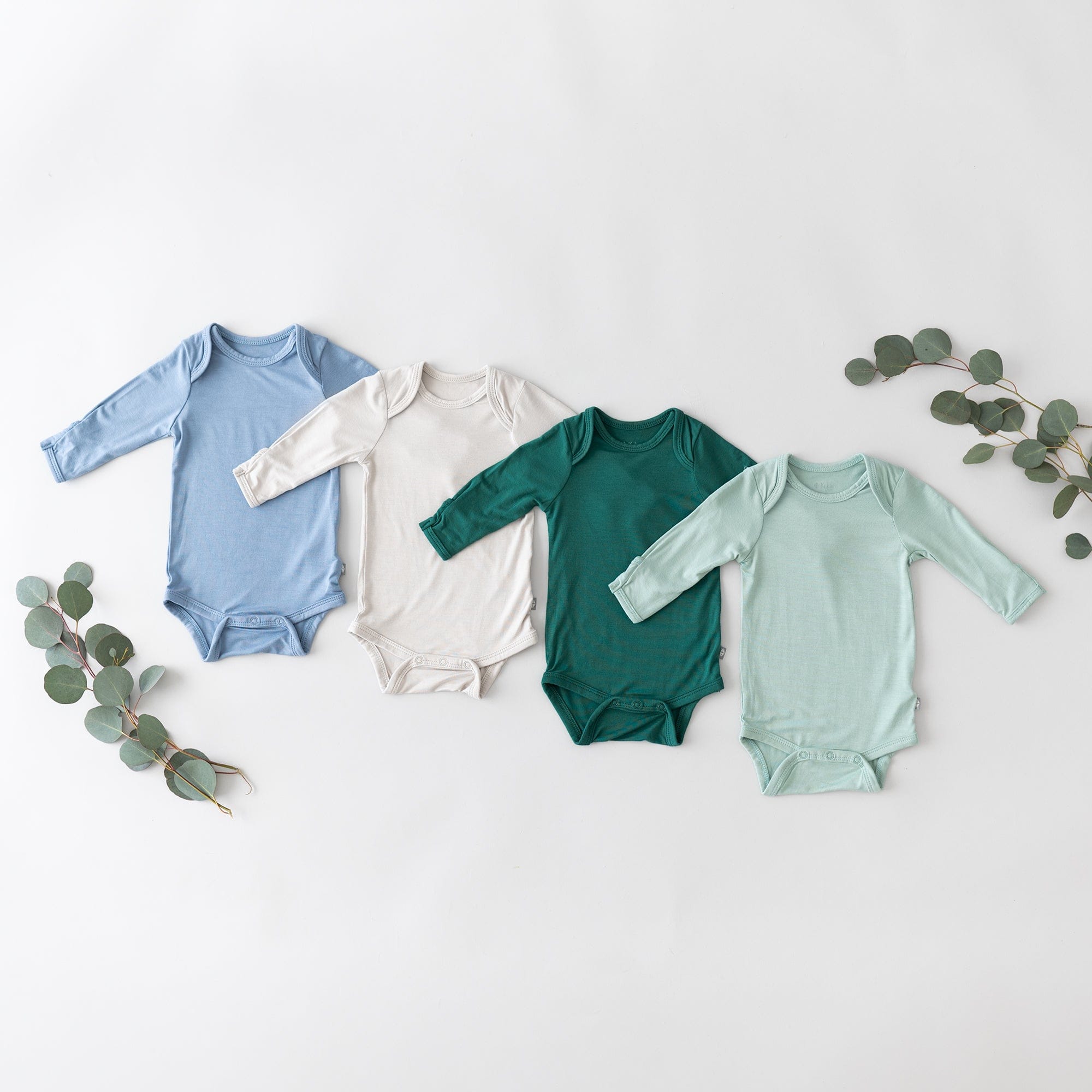 Women's Long Sleeve Bodysuit in Slate Gray - Stretchy Comfort for Layering, Workout & Everyday Wear