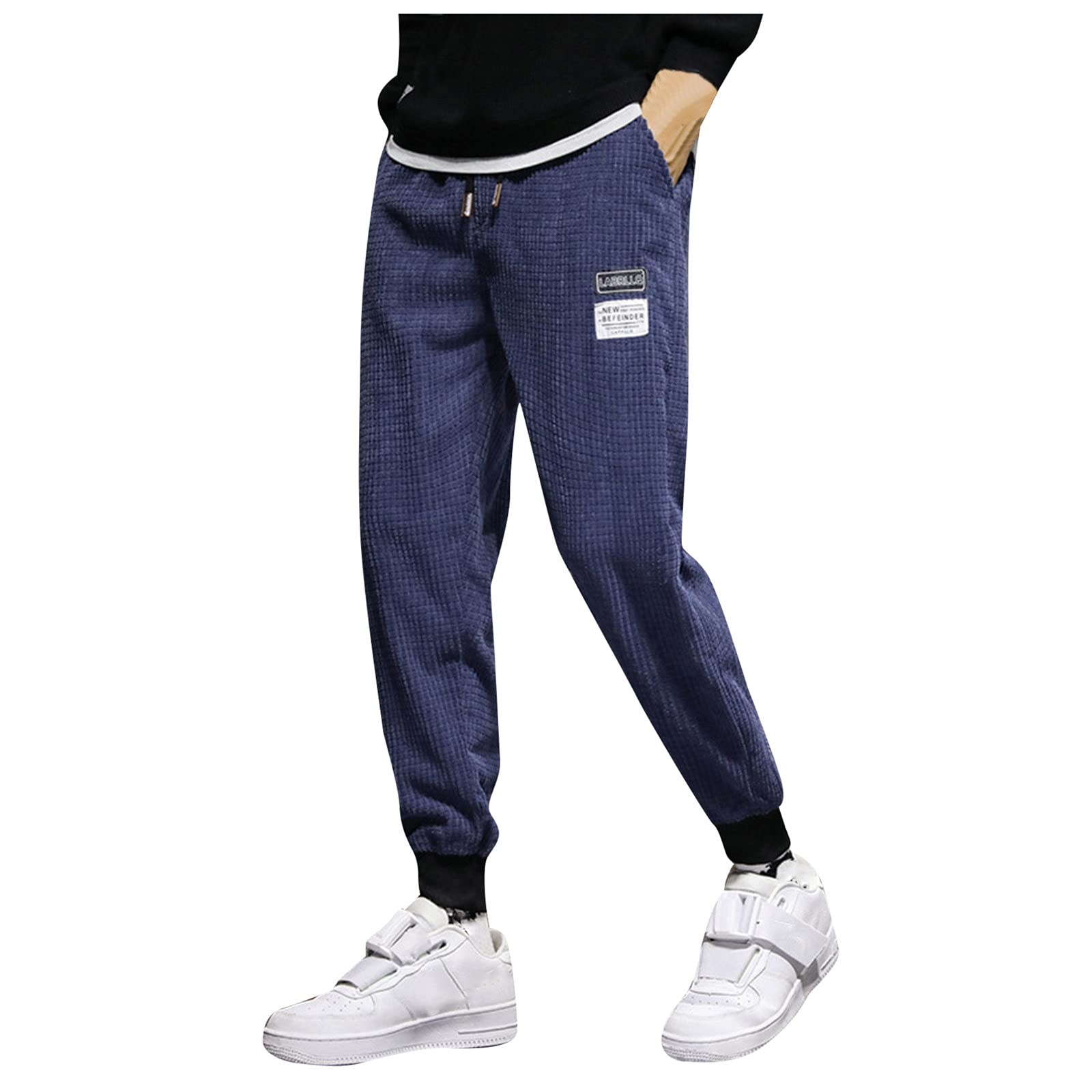 Men's Joggers Sports Pants - 2022 Spring & Autumn Thin Casual Harlan Pants, Pencil Pants, Ankle-Length Small Foot Trousers - Perfect for Gym, Running, and Everyday Wear
