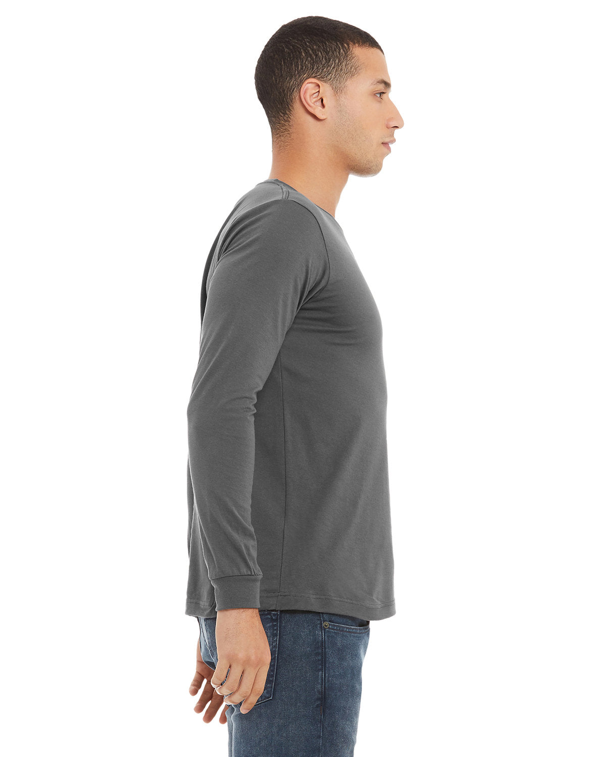 Bella + Canvas 3501 Unisex Jersey Long Sleeve T-Shirt - Soft Cotton Crewneck Tee for Men & Women - Perfect for Casual Wear, Layering & Everyday Comfort