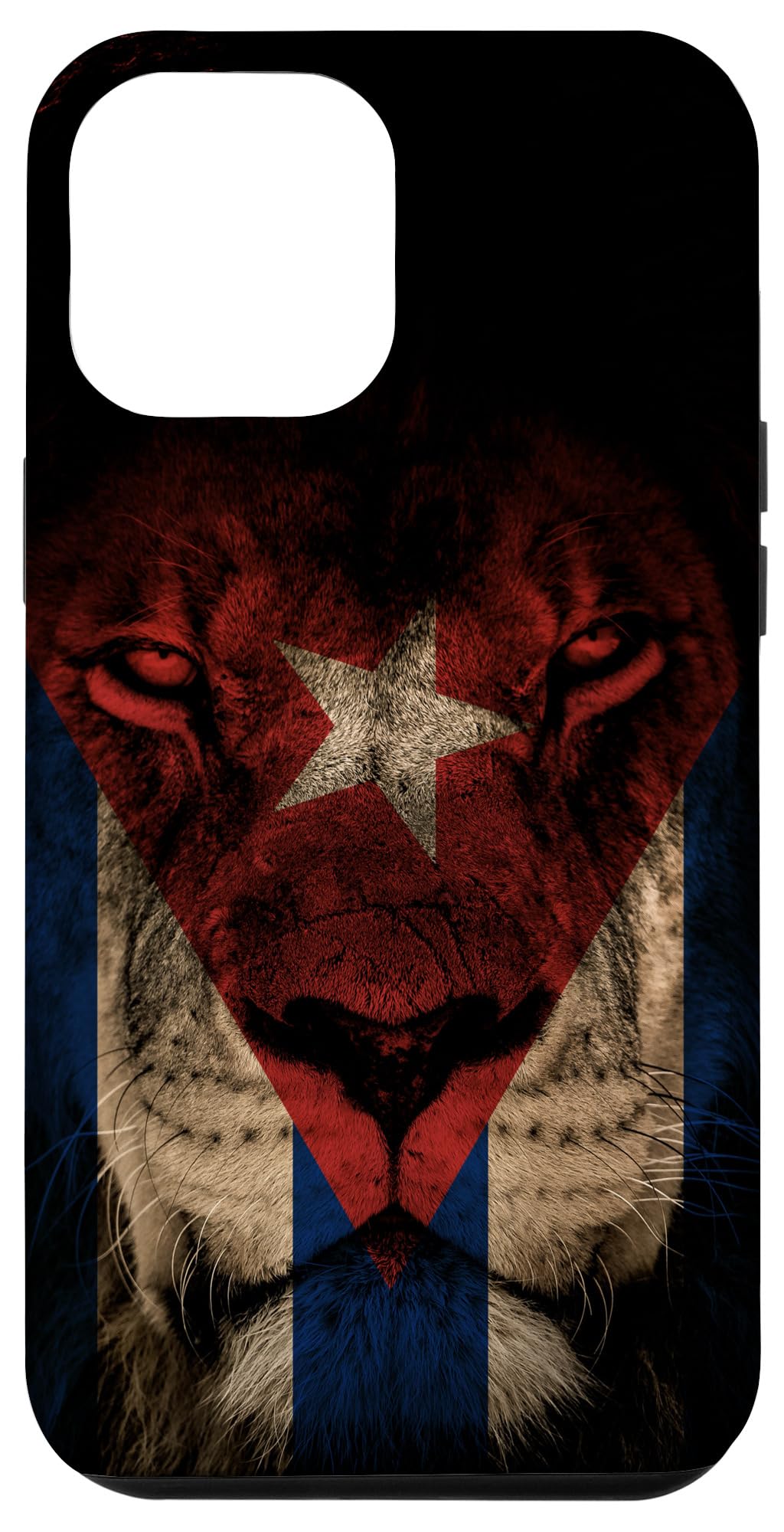 iPhone 12 Pro Max Case with Cuba Flag & African Lion Design - Durable Protective Phone Cover for Cuban Pride | Perfect for Travel, Cultural Events & Everyday Use
