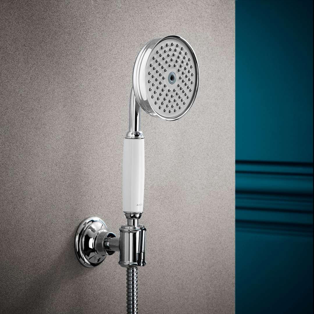 Hansgrohe AXOR Montreux Chrome Handheld Shower Head - Luxury Bathroom Upgrade for Spa-Like Experience at Home