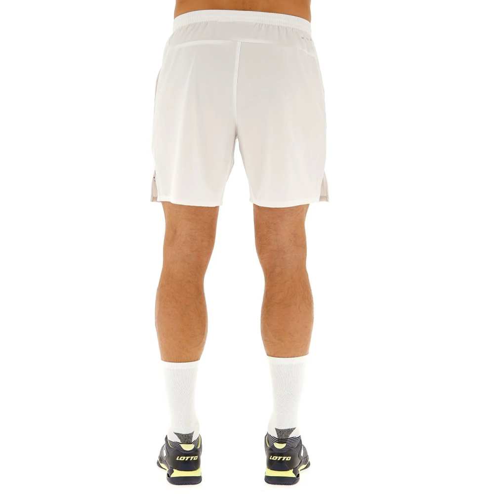 Lotto Men's Top II 7-Inch Running Shorts - Breathable & Lightweight Athletic Shorts for Gym, Workout, and Casual Wear (Bright White)
