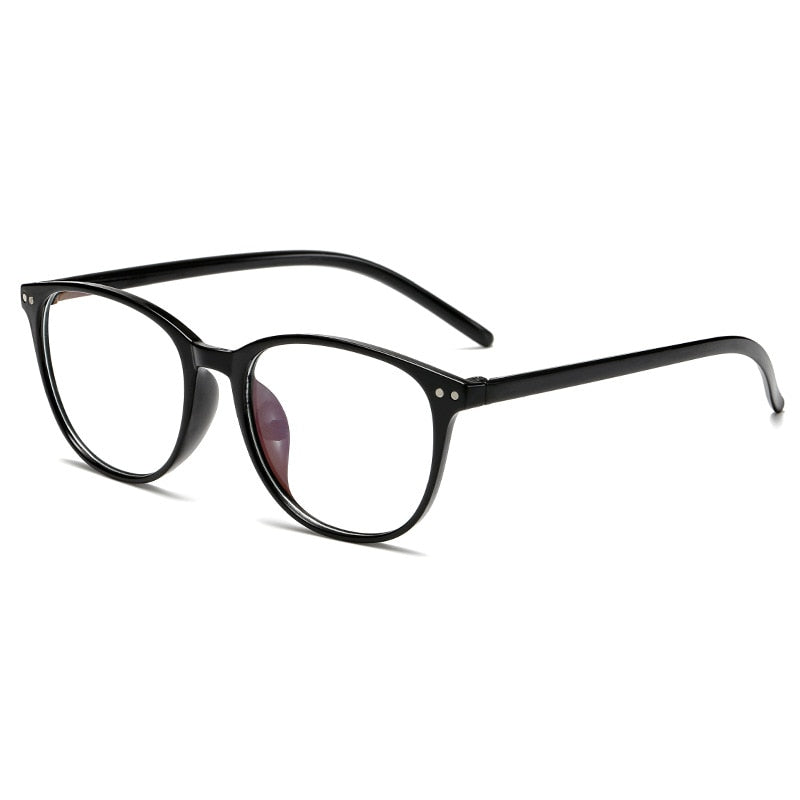 Ahora Unisex Full Rim Round Anti Blue Light Reading Glasses for Men & Women - Reduce Eye Strain for Computer, Phone & Reading Use