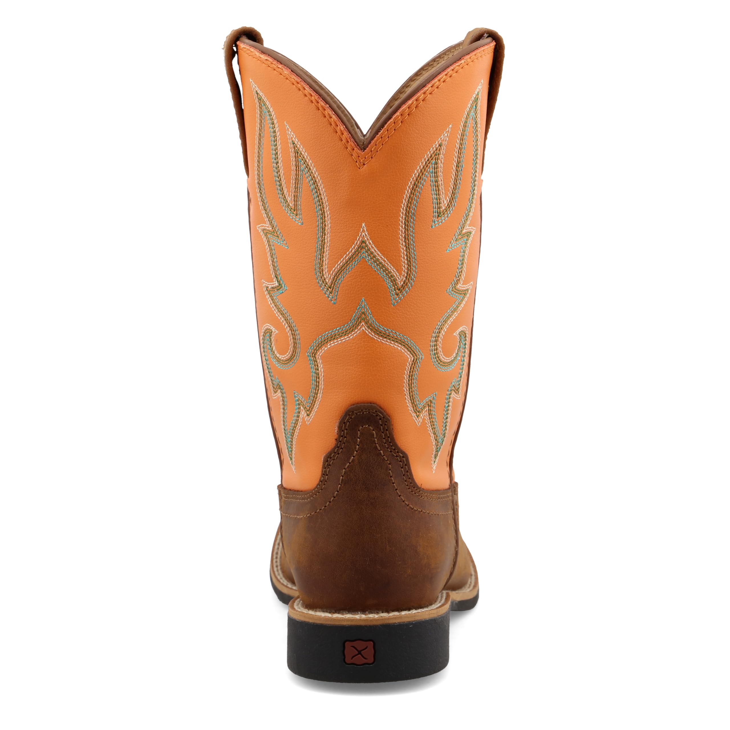 Twisted X Kids' Leather Cowboy Boots - Wide Square Toe Comfortable Western Boots for Boys & Girls | Perfect for Rodeo, Horseback Riding & Outdoor Adventures