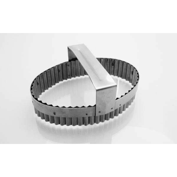 Apple Turnover Cutter - Stainless Steel Pastry Dough Cutter for Baking, Pie Crust, and Empanadas - Perfect for Homemade Desserts and Pastry Making