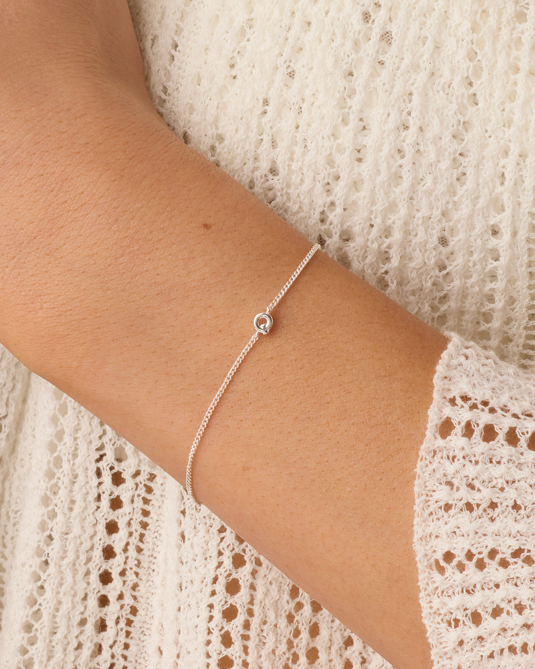 Wilder Mini Alphabet Bracelet - Personalized Initial Letter Bracelet for Women & Girls - Trendy Stackable Jewelry for Everyday Wear & Gifts