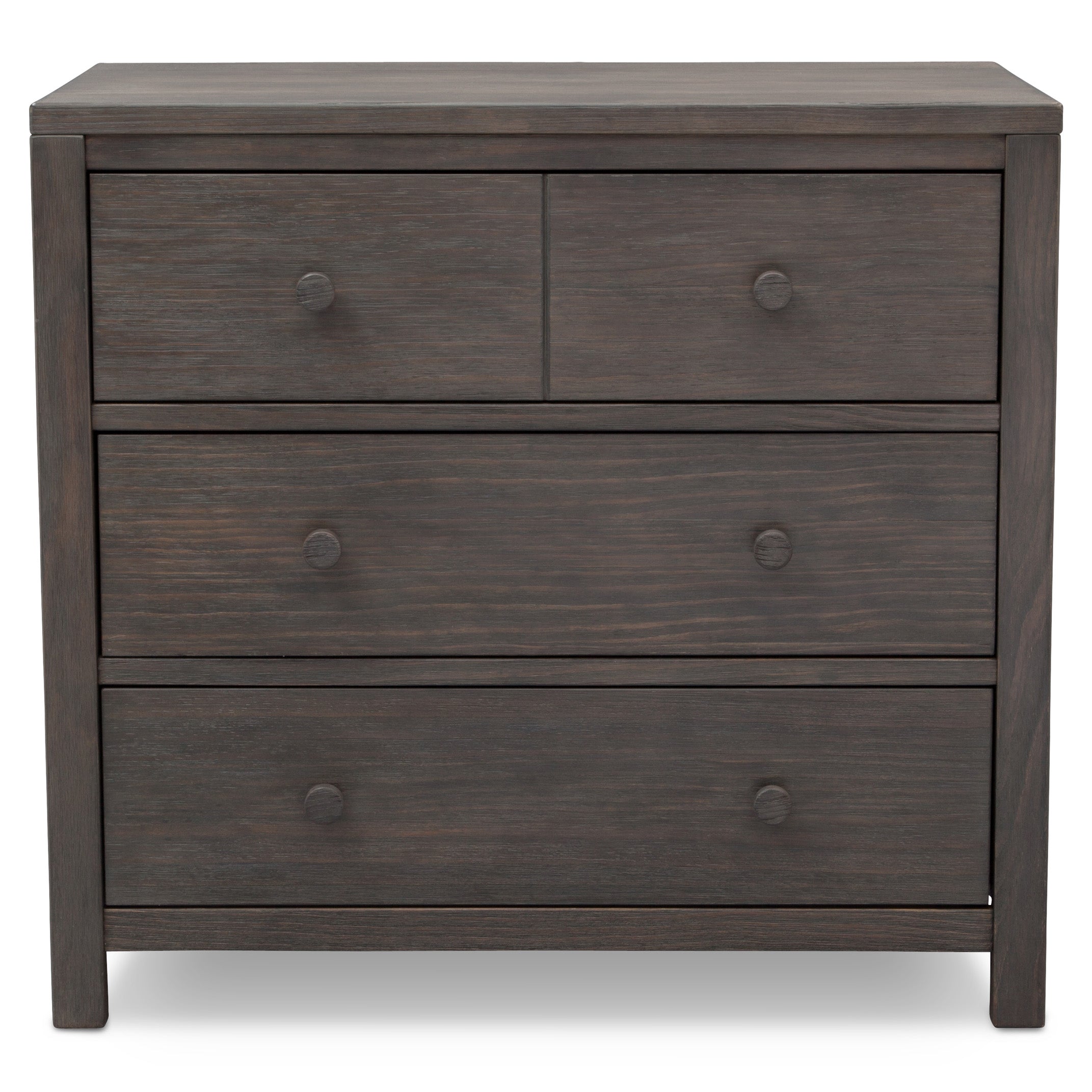 Cambridge 3-Drawer Solid Wood Dresser with Interlocking Drawers - Perfect for Bedroom Storage & Organization