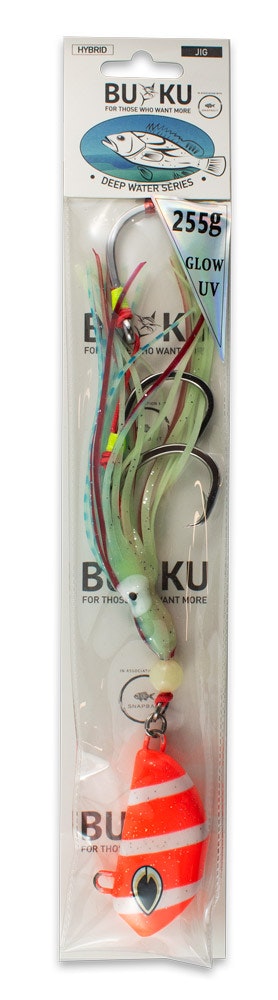 SnapBait Hybrid Jig Fishing Lure 255g - Premium Saltwater & Freshwater Bass Fishing Jigs for Anglers - Perfect for Deep Water Fishing and Offshore Angling