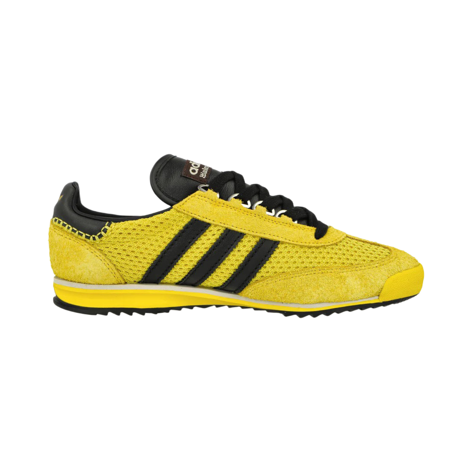 Adidas SL76 Wales Boner Sneakers - Yellow & Black Retro Running Shoes for Men | Vintage Style Casual Wear & Street Fashion