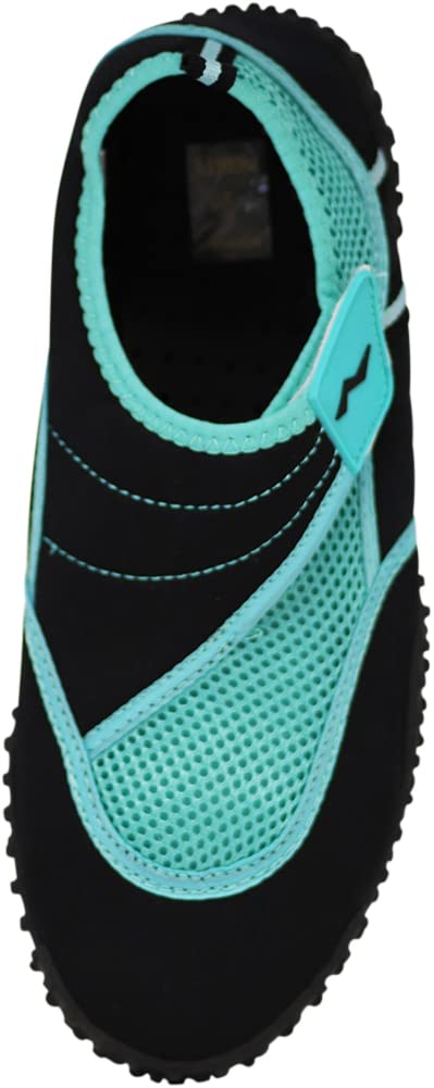 NORTY Wave Aqua Sock Water Shoes for Women - Quick-Dry Swim Beach Shoes with Non-Slip Sole - Perfect for Swimming, Surfing, Yoga & Beach Walking