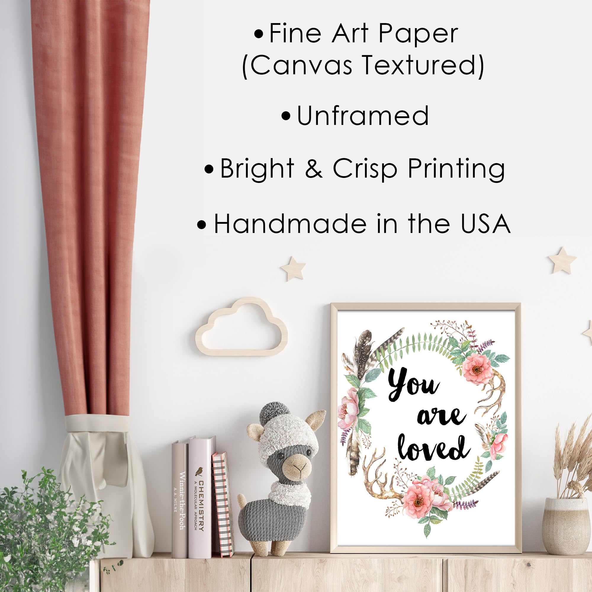 Bless This Nest Art Print - Unframed 8x10 - Funny & Heartfelt Home Decor Wall Art for Living Room, Entryway, Family Space - Perfect Housewarming Gift & Unique Wall Decor for Farmhouse, Nursery or Office