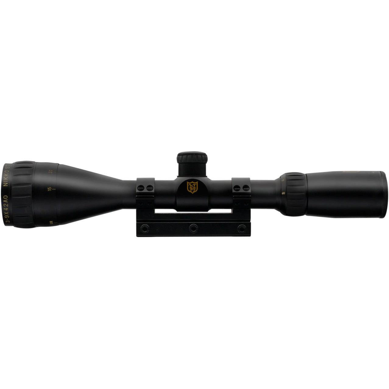 Nikko Stirling Airking 3-9x42 AO Riflescope - High Precision Rifle Scope with Adjustable Objective for Hunting & Target Shooting | Perfect for Long-Range Shooting and Low Light Conditions