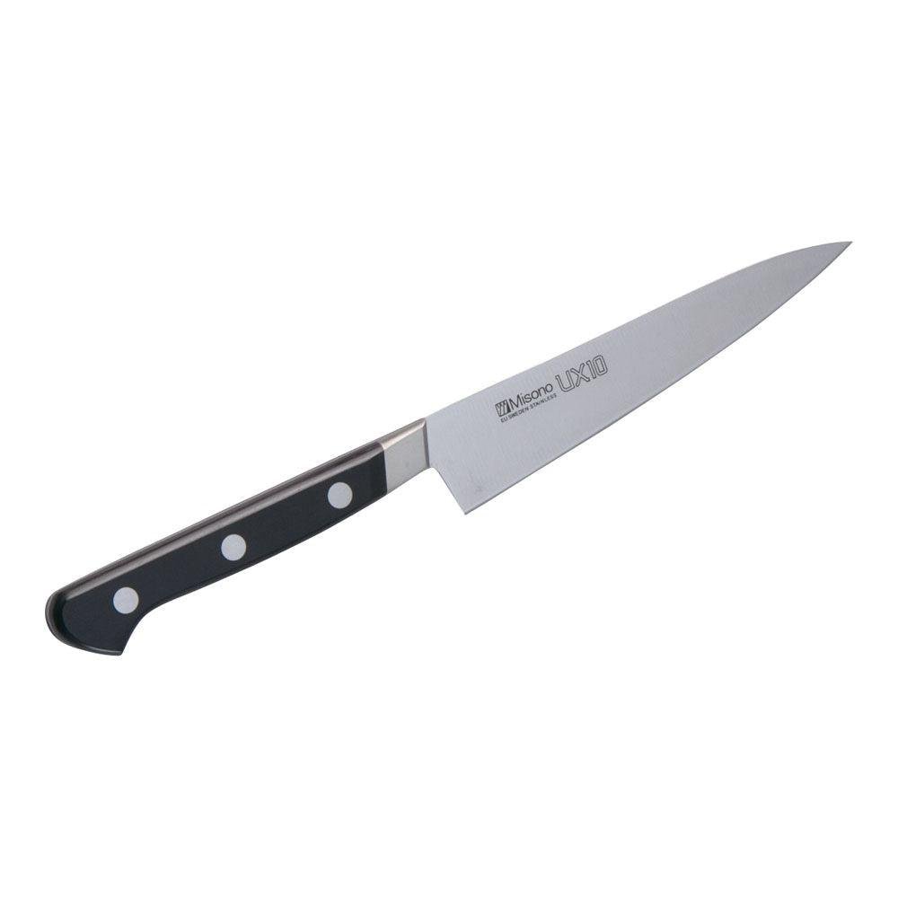Misono UX10 130mm Petty Knife - Japanese Stainless Steel Utility Knife for Precise Slicing, Peeling & Detail Work - Perfect for Home Chefs & Professional Kitchens