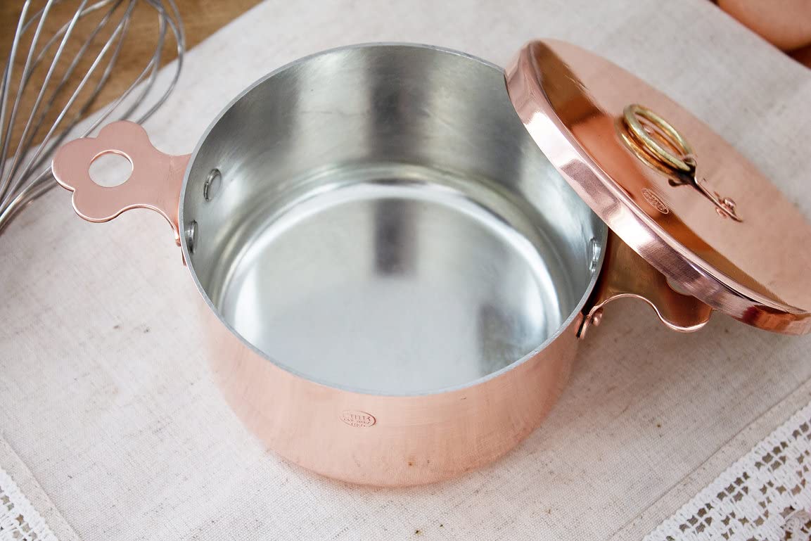 Vintage Inspired Copper & Brass Oven Dish - Handcrafted in Italy | Authentic Italian Kitchenware for Baking, Roasting & Serving | Perfect for Casseroles, Lasagna & Holiday Meals