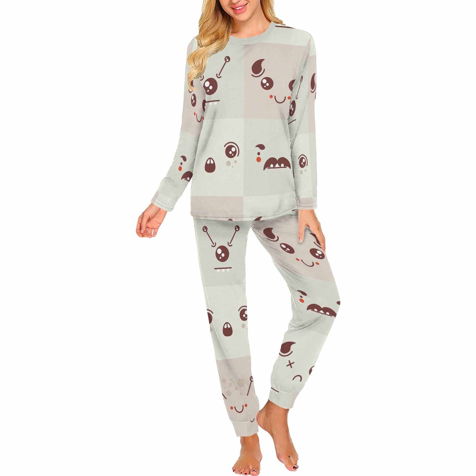 Cute Hello Kitty Women's 2-Piece Sleepwear Set - Soft Sweatshirt & Comfortable Jogger Pajamas for Women | Cozy Lounge Wear for Relaxing at Home, Sleepovers & Nighttime Comfort