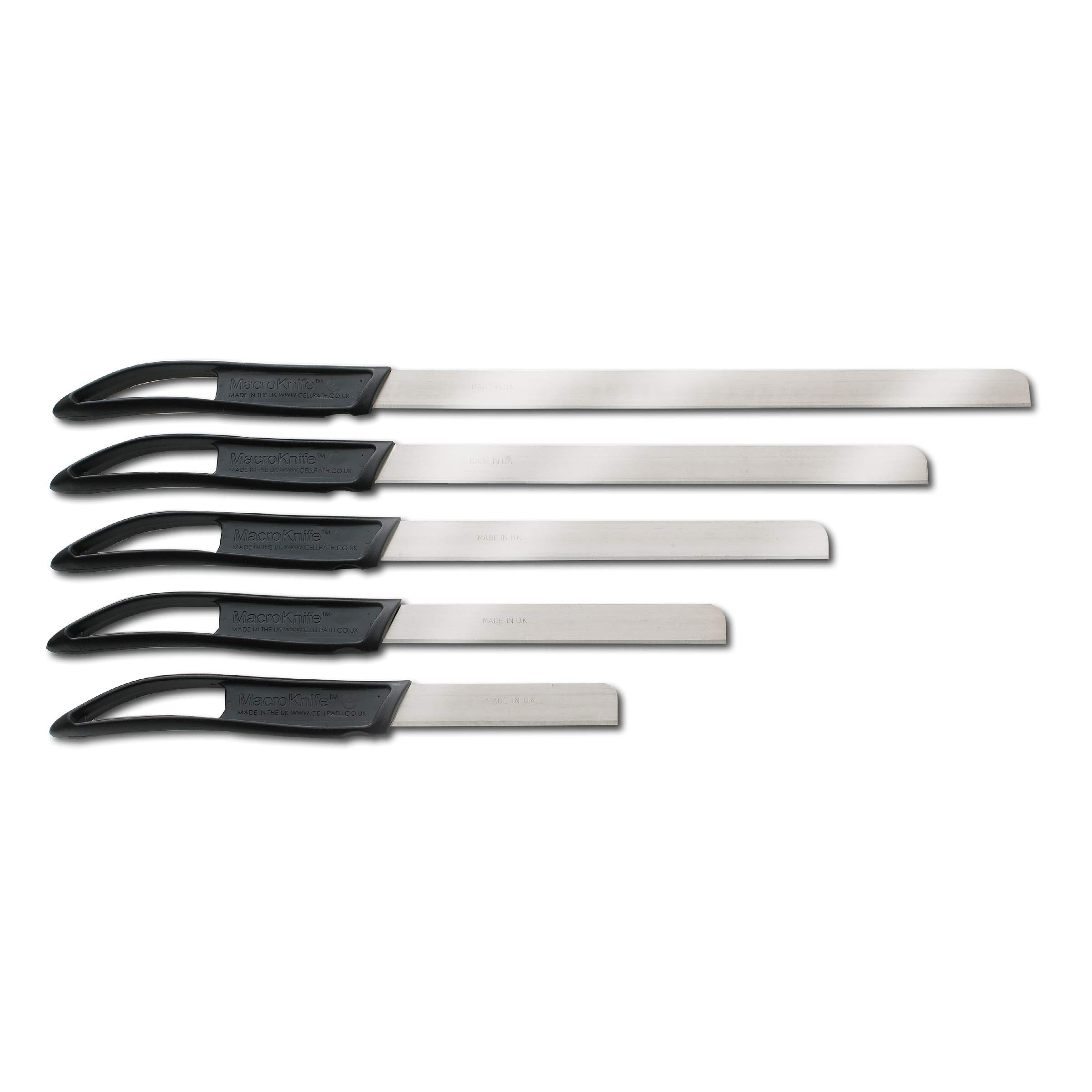 Cancer Diagnostics K1014 Macro Prep Knives Set - 10-Piece Assorted Sizes (2 Each) for Laboratory Tissue Sampling & Research