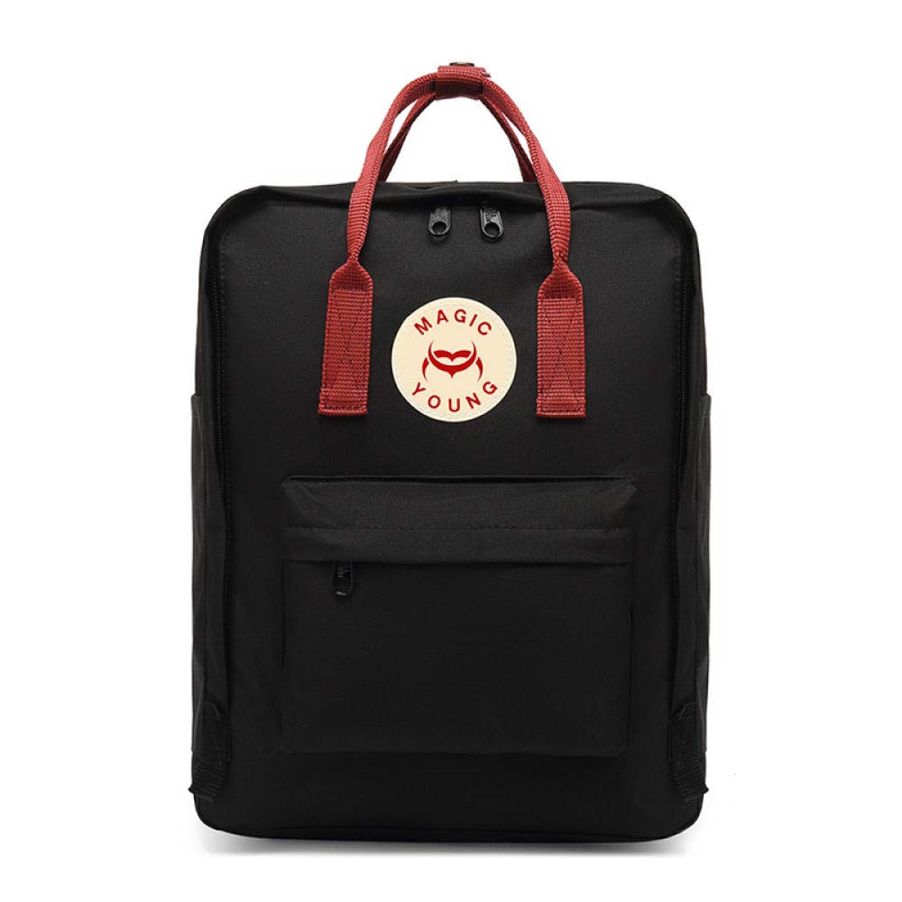 Arctic Outdoor Canvas Backpack - Durable Fox Design Casual Backpack (7L / 16L / 20L) - Army Green & Wine Red - Perfect for Hiking, Travel & School