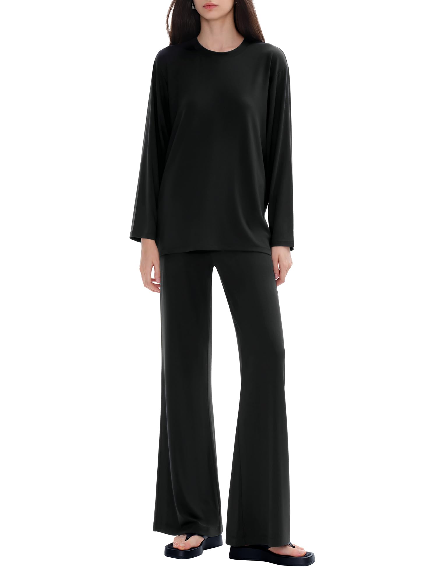 Women's 2-Piece Lounge Set - Soft & Loose Fit Matching Tracksuit Outfit for All-Day Comfort | Perfect for Yoga, Home Wear & Casual Outings