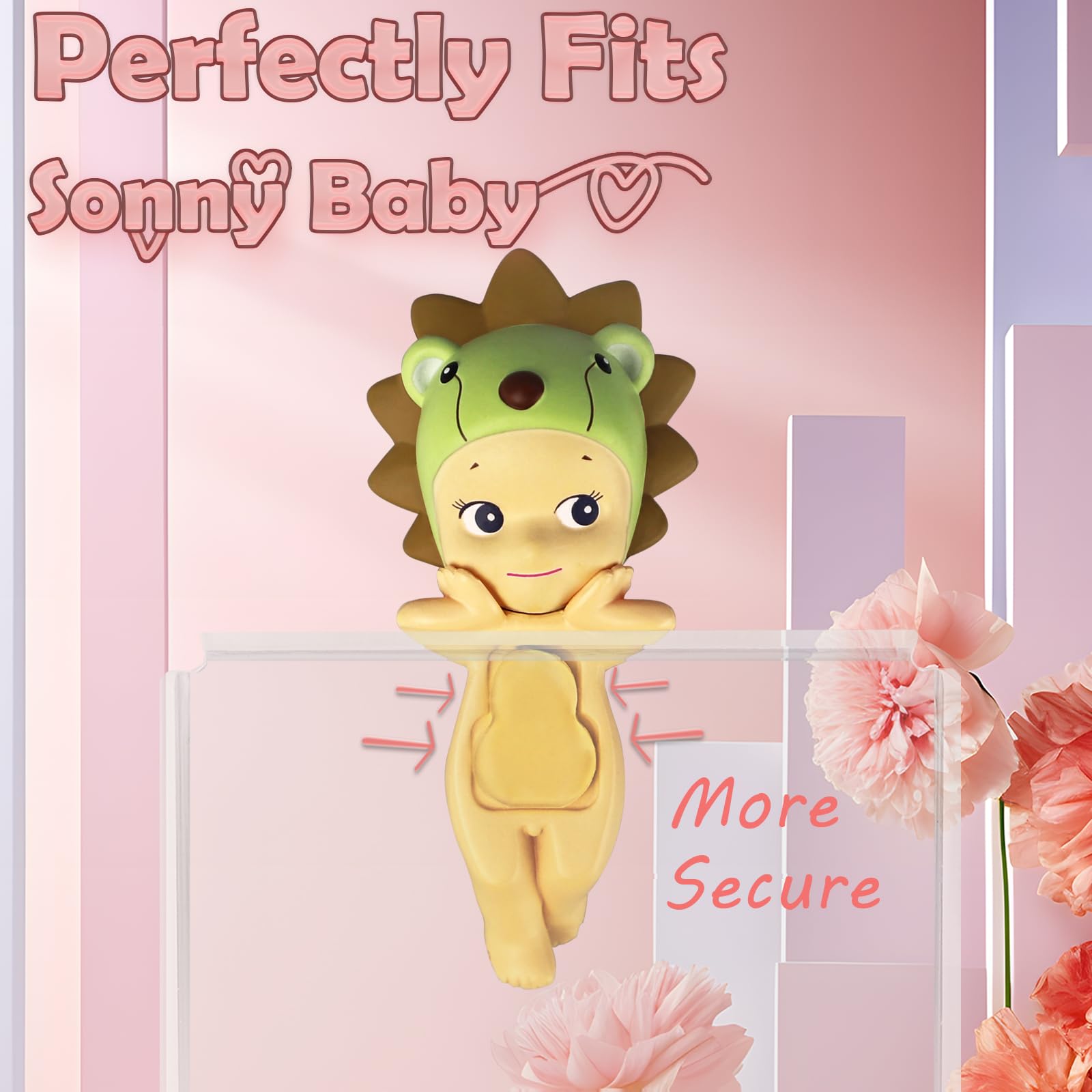 108PCS Double Sided Clear Adhesive Tape for Sonny Angel Hipper - Strong Sticky Putty Pads, Perfect Fit Replacement for Sonny Angels Figures | Ideal for Displaying, Organizing & Securing Collectible Dolls