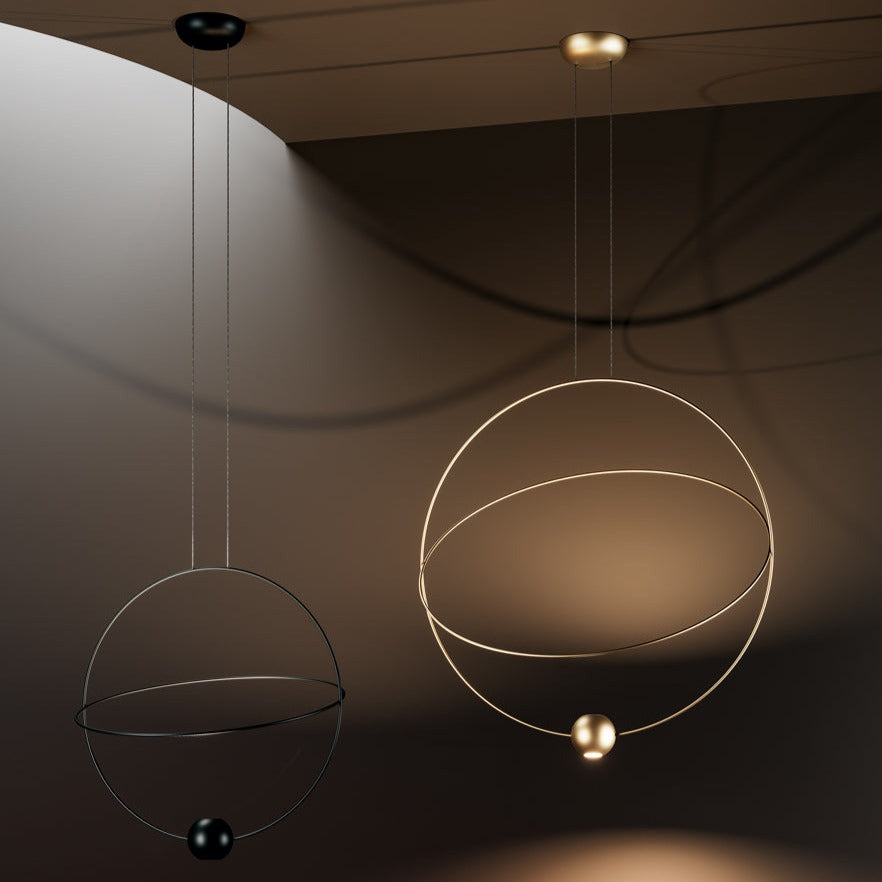 Elara Modern Large Pendant Light - Industrial Style Hanging Lamp for Kitchen Island, Dining Room & Living Room Lighting