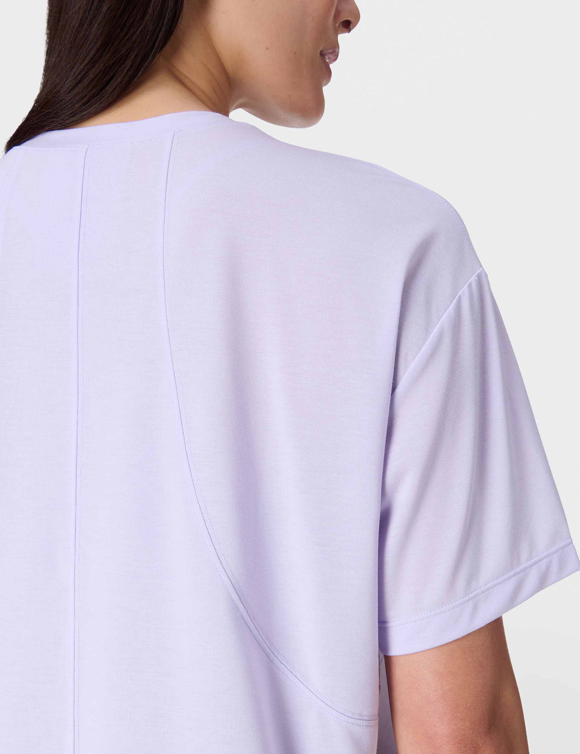 Soft Flow Studio T-Shirt - Heather Purple | Comfortable & Stylish Casual Wear for Everyday Outfits & Lounge