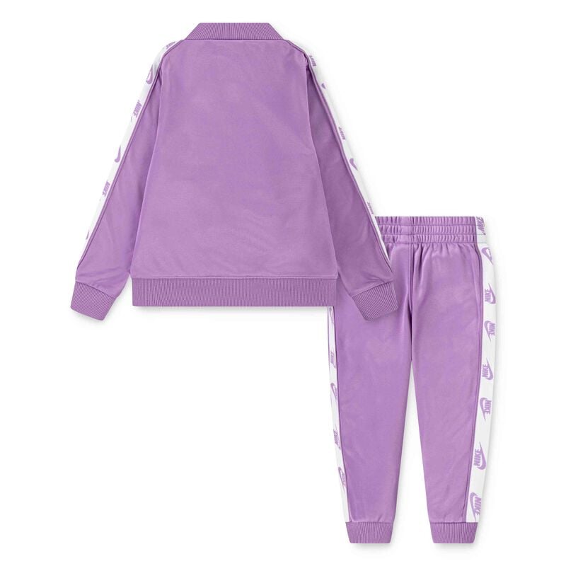 Nike Kids' Logo Dri-FIT Fuchsia Full Zip Tracksuit Set - Breathable & Comfortable Athletic Outfit for Boys & Girls - Perfect for School, Sports & Casual Wear