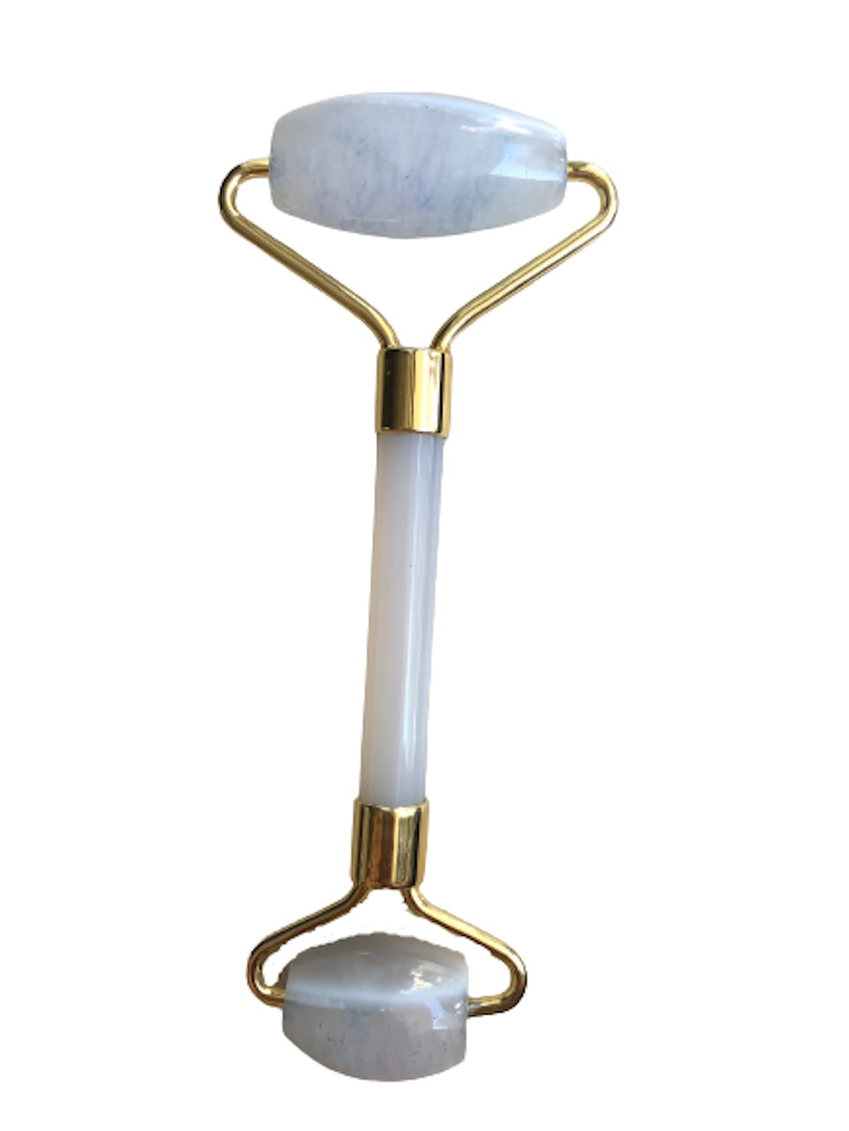 HealMe Moonlight Charged Opalite Crystal Face Roller - Anti-Aging Skincare Tool for Wrinkle Reduction & Puffiness Relief | Spa-Quality Facial Massager for Serum Application & Improved Blood Circulation | Perfect for Morning Routine & Nighttime Self-Care