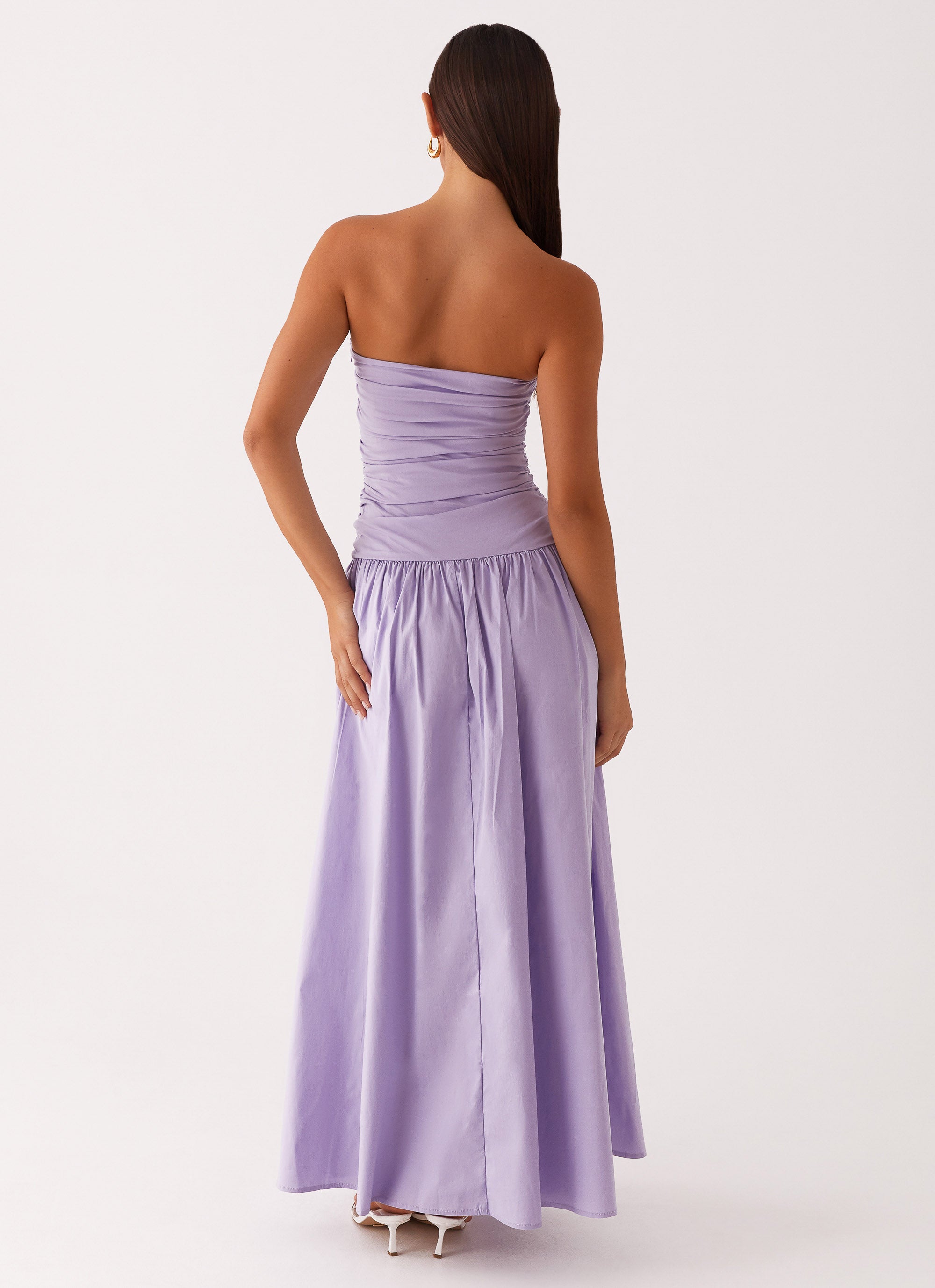 Elegant Lavender Carmel Maxi Dress for Women - Perfect for Summer Weddings, Beach Vacations & Casual Outings