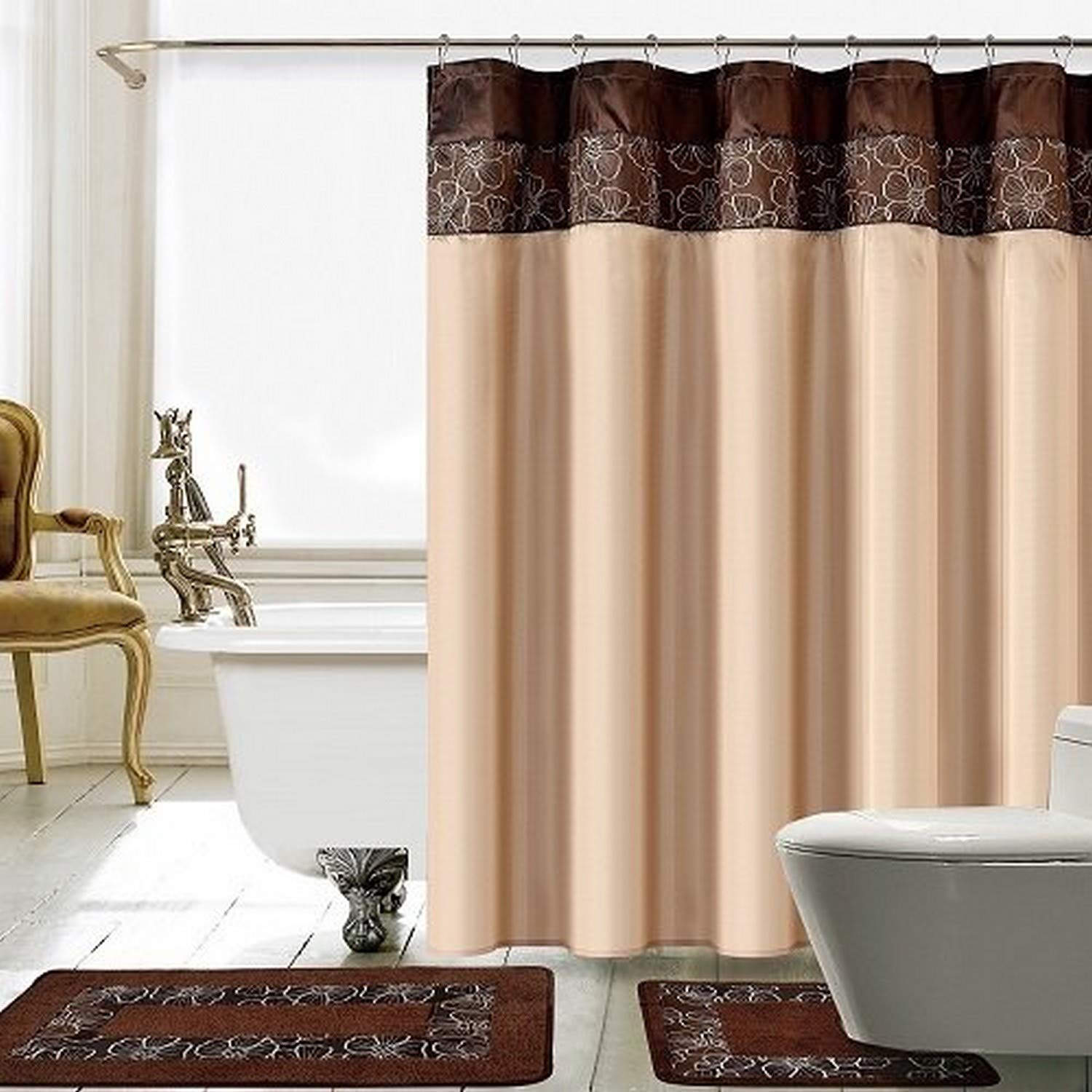 Daniel's Bath 15PC Beige 15 Piece Lilian Bath Towel Set - Premium Soft Cotton Bathroom Essentials for Spa, Hotel & Home Luxury