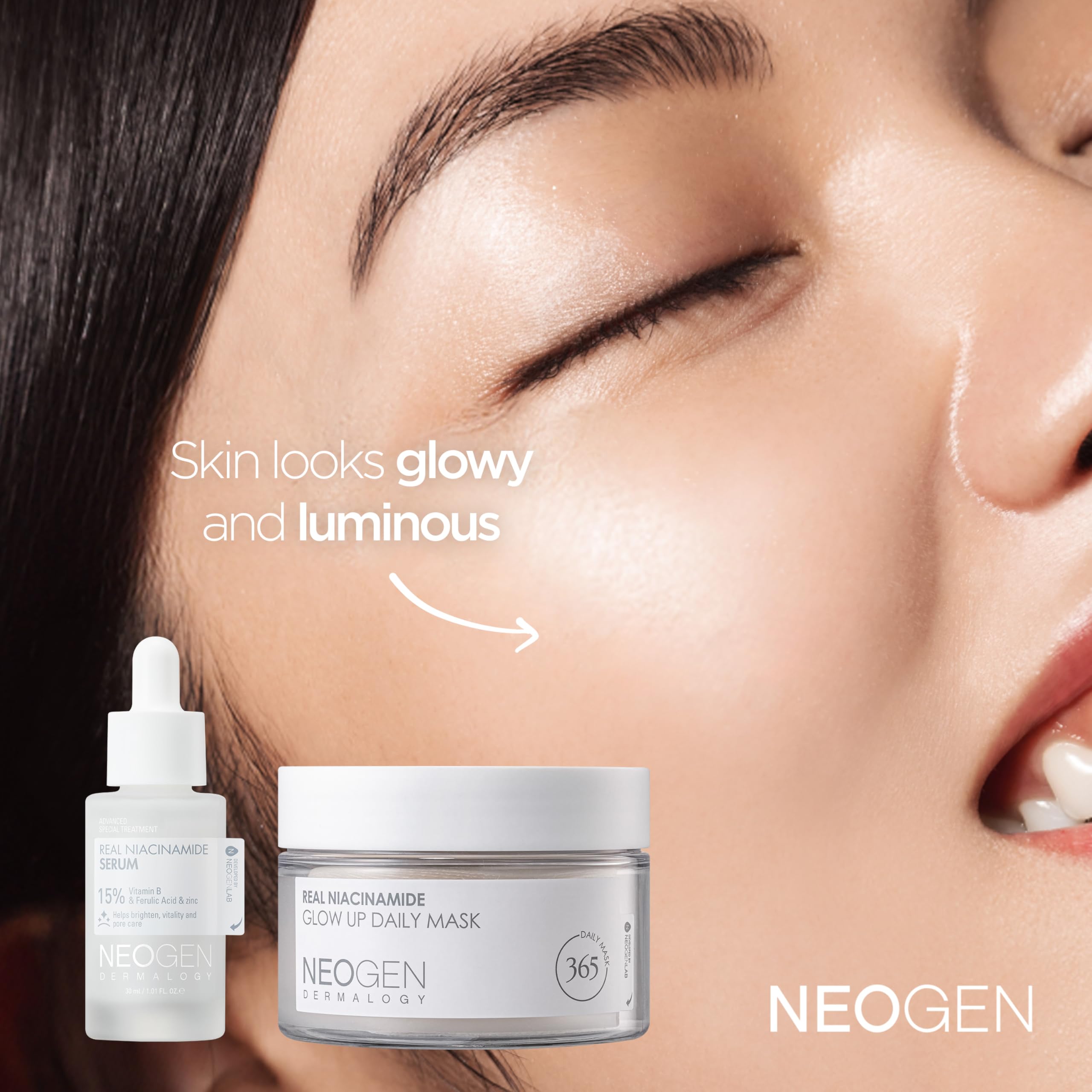 NEOGEN DERMALOGY 15% Niacinamide Serum - Pore Minimizer & Dark Spot Corrector for Hydrated Skin | Korean Skincare