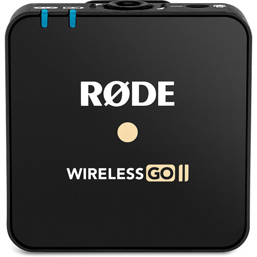 Rode Wireless GO II Compact Digital Wireless Microphone System for 2 Persons - 2.4GHz Black | Perfect for YouTube, Vlogging, Interviews & Live Streaming