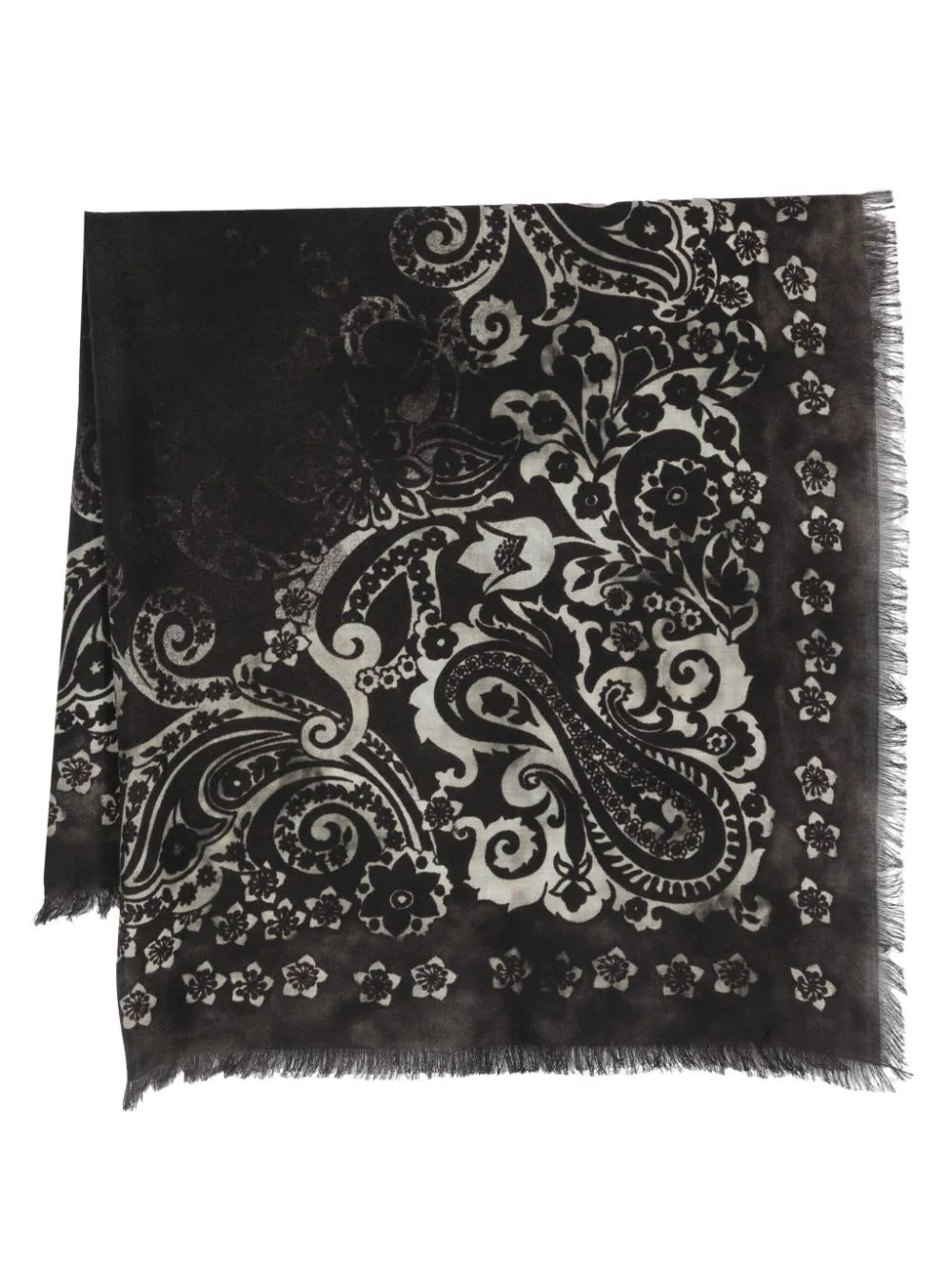 Stylish Frayed Wool Scarf by T.Moro - Warm Winter Fashion Accessory for Women & Men - Perfect for Cold Weather, Outdoor Activities and Layered Outfits