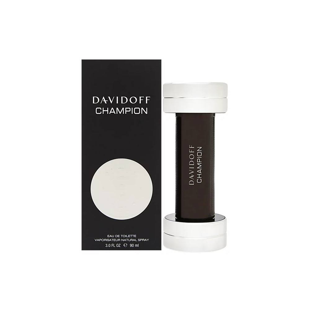 Davidoff Champion EDT for Men - 3.0 oz / 90 ml Cologne Spray - Fresh Woody Fragrance - Day & Night Wear - Gym, Office & Date Night Cologne