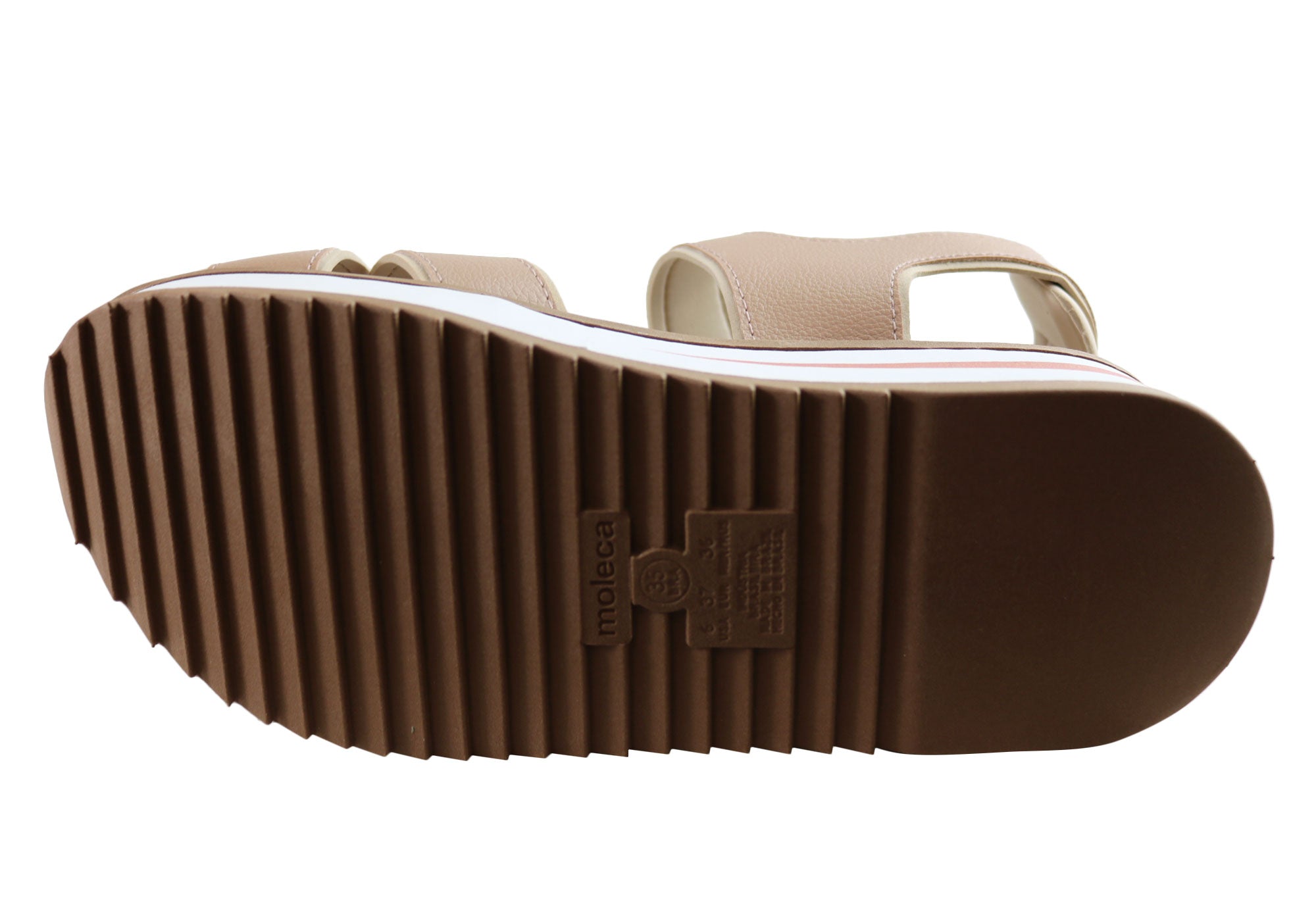 Moleca Popi Women's Comfortable Sandals - Brazilian Made Summer Beach Sandals for Walking, Travel & Casual Outfits
