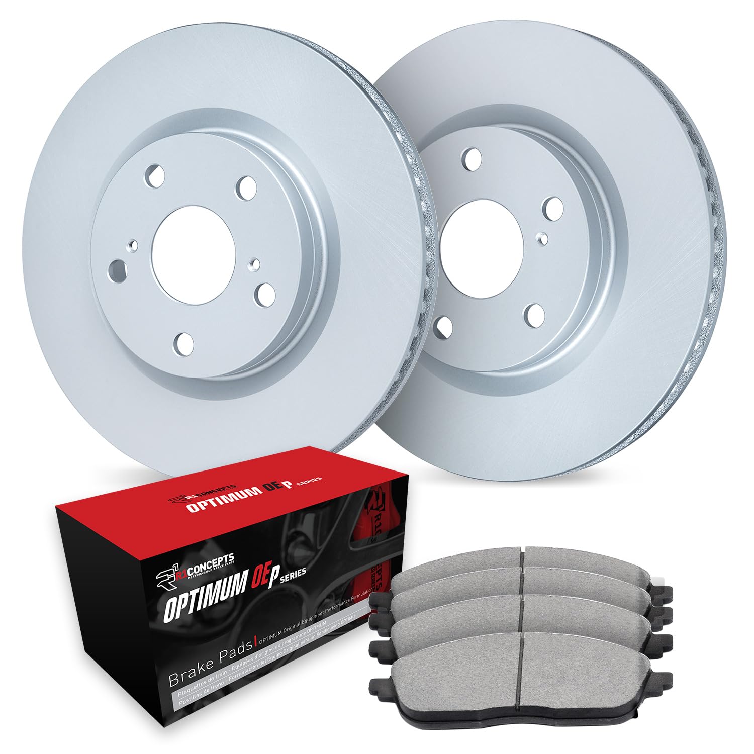 R1 Concepts Premium Front Brake Pads and Rotors Kit - High Performance Braking System for Cars & Trucks | Perfect for Daily Commuting, Highway Driving & Off-Road Use | WDUN1-99078