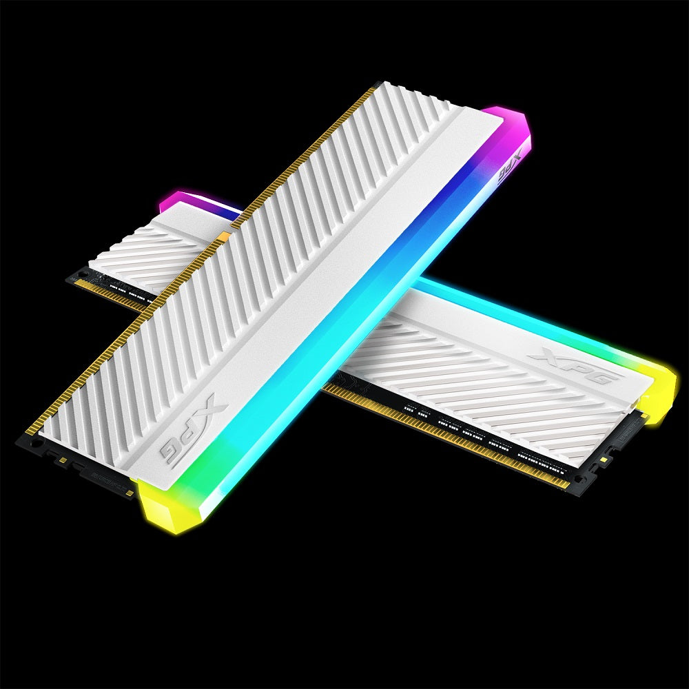 Adata XPG Spectrix RGB DDR4 3600MHz 32GB (2x16GB) Gaming RAM Kit - White & Black Options for PC Builds, Streaming & High-Performance Computing