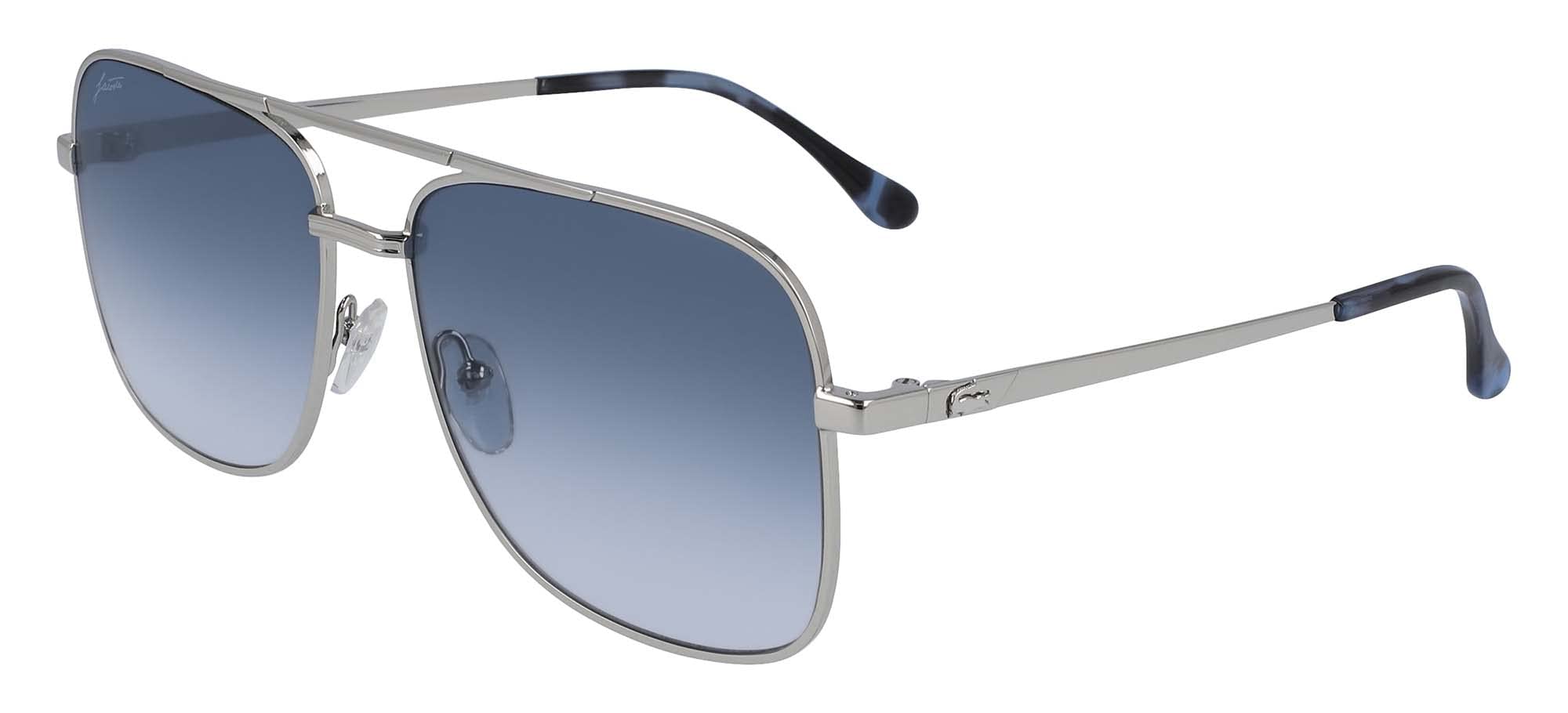 Lacoste L223s Aviator Sunglasses for Men & Women - Polarized UV Protection - Classic Retro Pilot Style - Perfect for Driving, Travel & Outdoor Activities