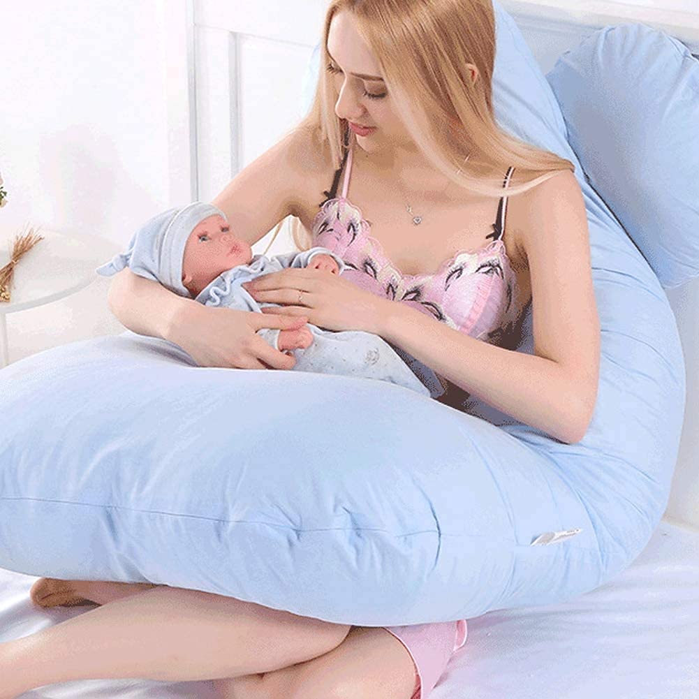 Comfort U Maternity Pillow - Full Body Pregnancy Support Pillow for Back Pain Relief, Nursing & Fibromyalgia Aid (Large Size) - Perfect for Sleeping, Breastfeeding & Pain Management During Pregnancy