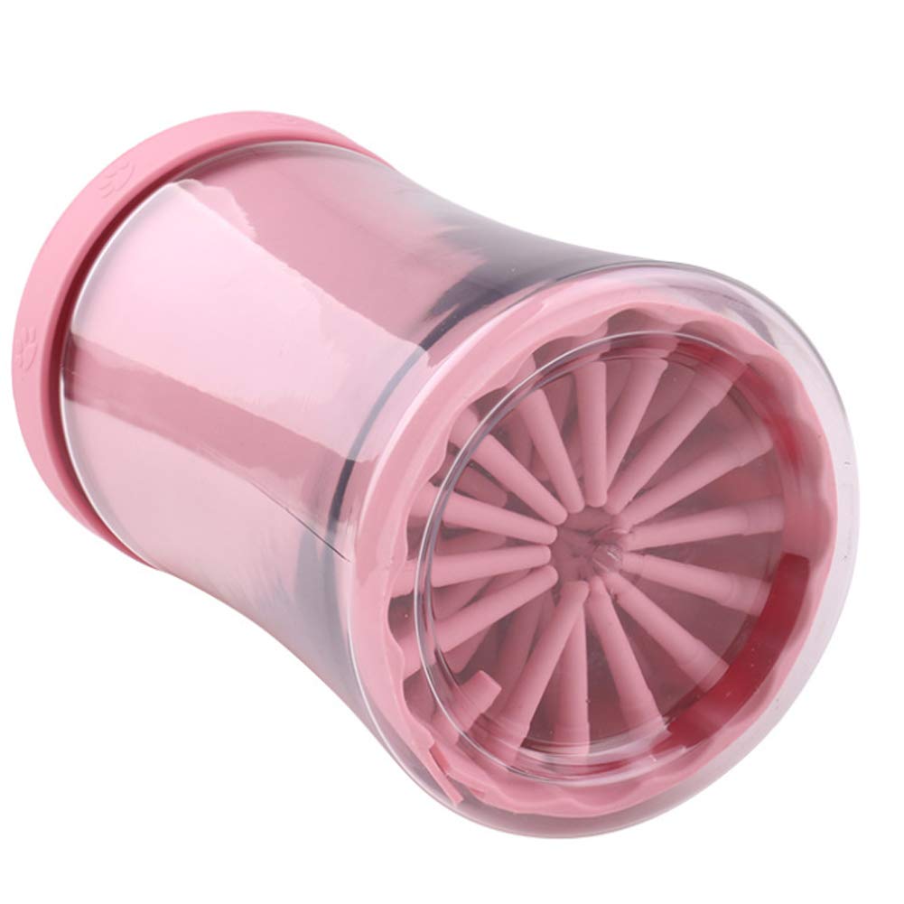 Portable Dog Paw Cleaner Cup - Soft Silicone Brush for Puppy Feet Cleaning at Home & Outdoors