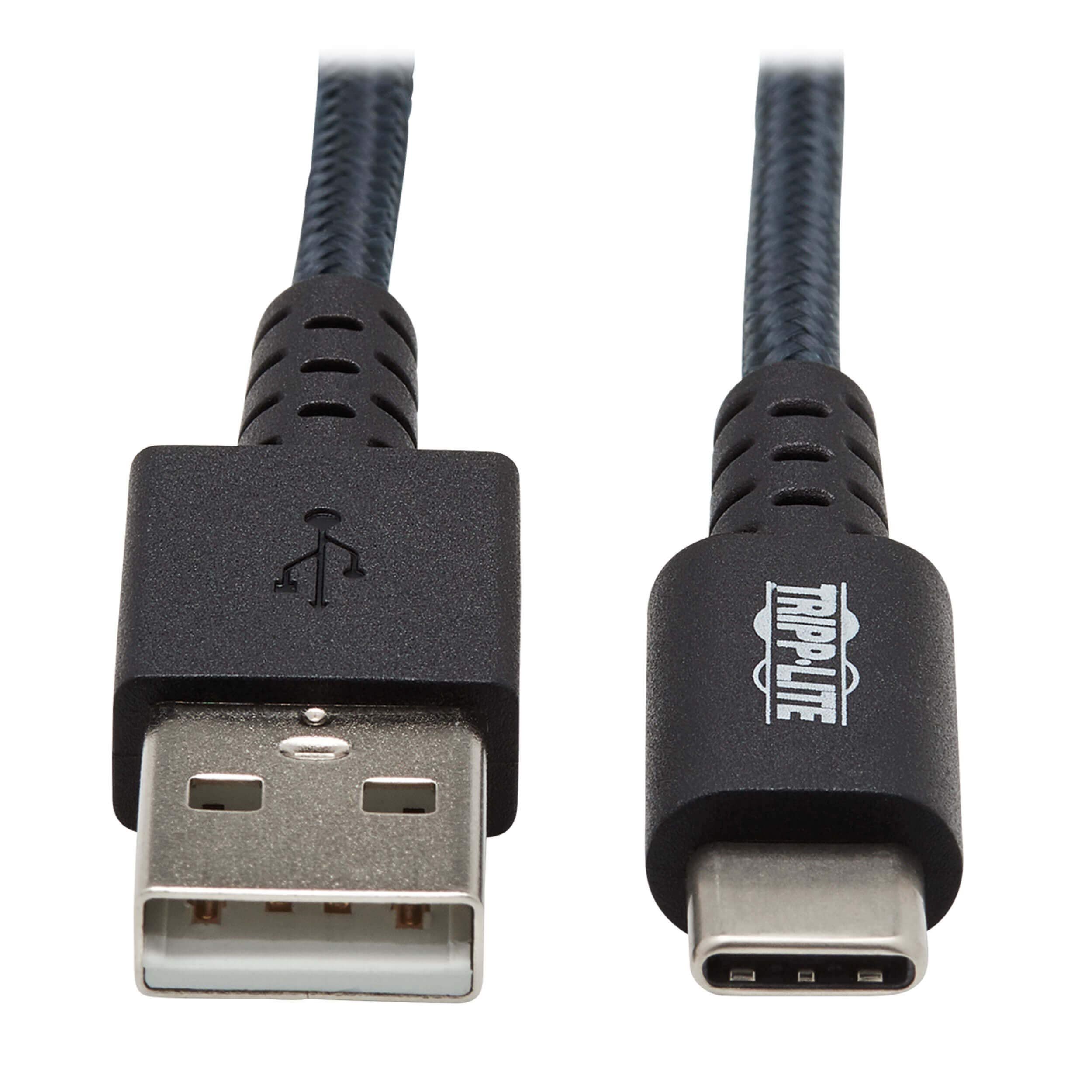 Premium Heavy Duty USB-A to USB-C Fast Charging & Data Sync Cable for Android - 10ft Long Durable Cord - Perfect for Phones, Tablets, Gaming & Office Devices