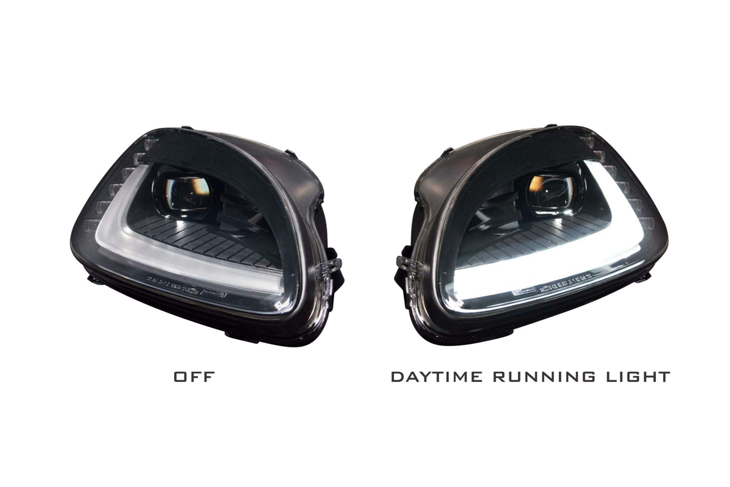 Morimoto XB LED Headlights for 2005-2013 Corvette C6 - DOT Approved with Switchback Turn Signals - Perfect for Night Driving