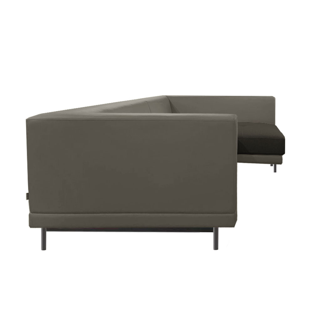 Stylish Hemlock Duo Right Chaise Sofa - Modern Sectional Couch for Living Room, Lounge & Home Theater Comfort