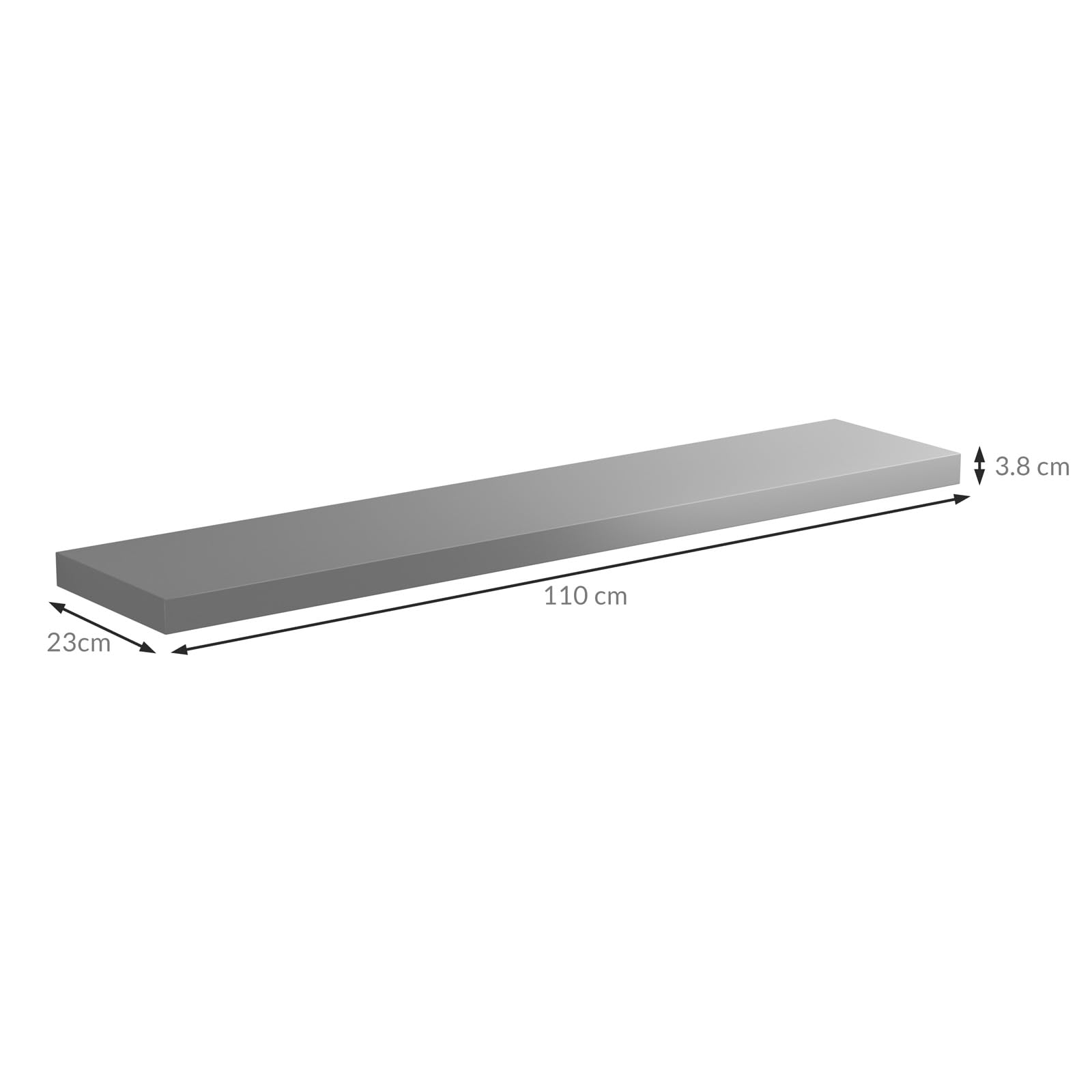 CASARIA® Set of 2 Floating Shelves 43