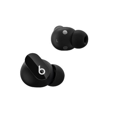 Beats Studio Buds True Wireless Noise Cancelling Bluetooth Earbuds - Black (MJ4X3LL) | Premium Sound, Active Noise Cancellation, Sweat Resistant for Workouts, Commuting & Travel