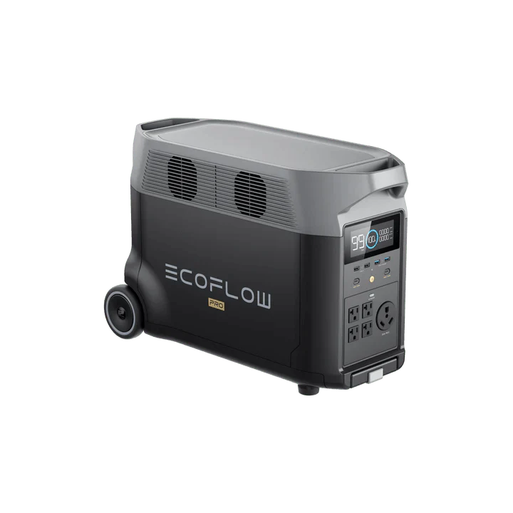 EcoFlow DELTA Pro 3600Wh 3600W Portable Power Station with 250W Solar Panel Kit - Perfect for Home Backup, Camping & Off-Grid Power Solutions